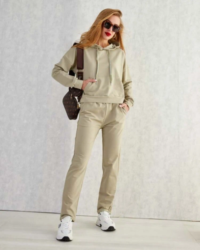 Royalfashion Ensemble de sweatshirt en coton pour femme