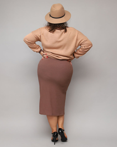 Royalfashion Ensemble décontracté pour femme en marron