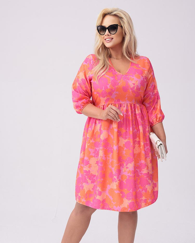 Royalfashion Robe femme au genou avec imprimé PLUS SIZE