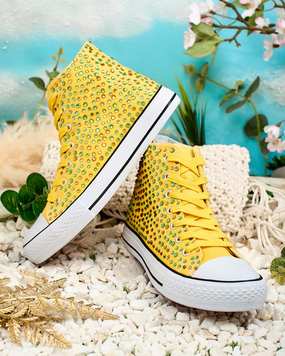 Royalfashion Baskets à paillettes pour femme Shis