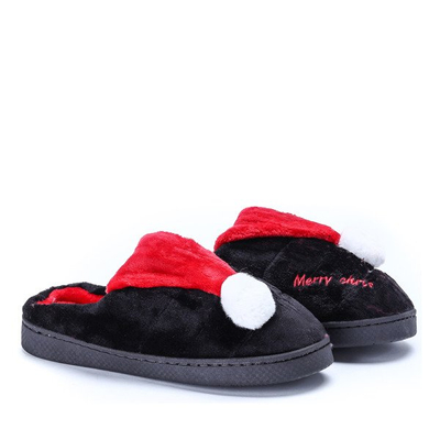 Czarne kapcie Kenny - Obuwie