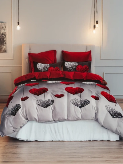Royalfashion Ensemble de literie à motifs 180x200 3 PIÈCES