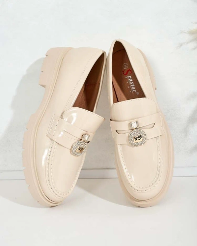 Royalfashion Mocassins laqués pour femme Bemies