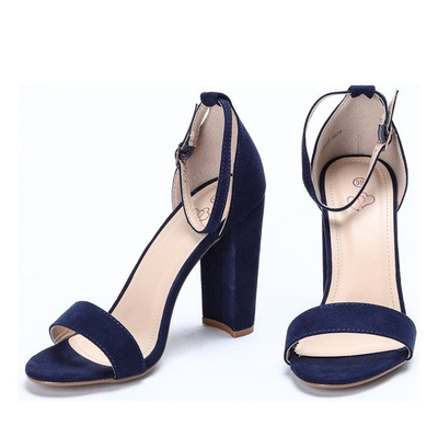 Sandales Alani bleu foncé sur le montant - Chaussures 1