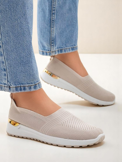 Royalfashion Chaussures à enfiler en tissu pour femmes Perfeti