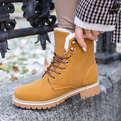 Chaussures de randonnée camel avec isolation Vibto - Chaussures