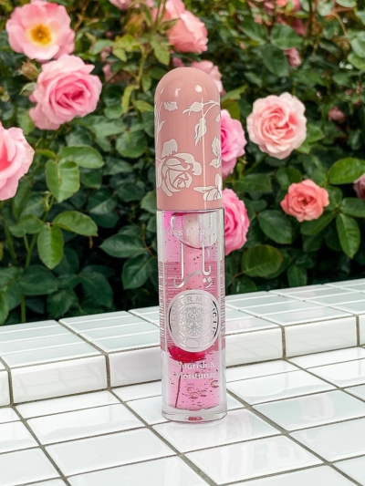 Gloss à lèvres pailleté changeant de couleur