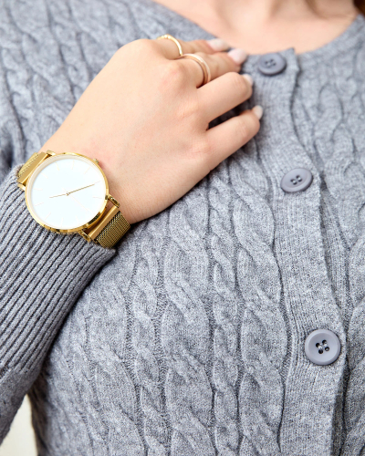 Royalfashion Pull cardigan à carreaux pour femmes