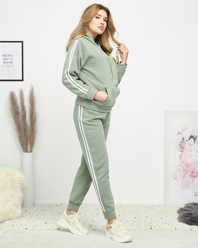 Ensemble de survêtements isolés pour femmes avec rayures - Vêtements