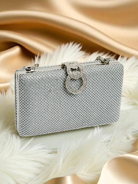 Royalfashion Pochette pour femme avec zircons Armeddo