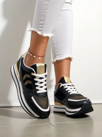 Sneakers Royalfashion pour femmes avec épaisse semelle Lobissa