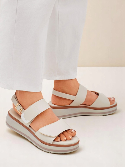 Sandales Royalfashion pour femmes avec semelle épaisse Tulipe