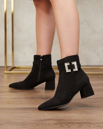Royalfashion Bottes basses à talon aiguille pour femmes Masemart