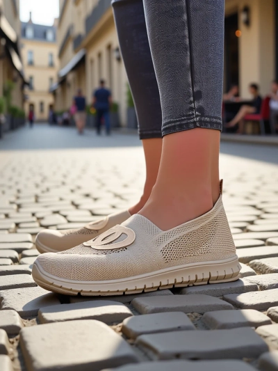 Royalfashion Mocassins de sport pour femmes Pertepses