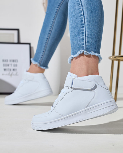 OUTLET Baskets montantes blanches pour femmes Silapa- Footwear