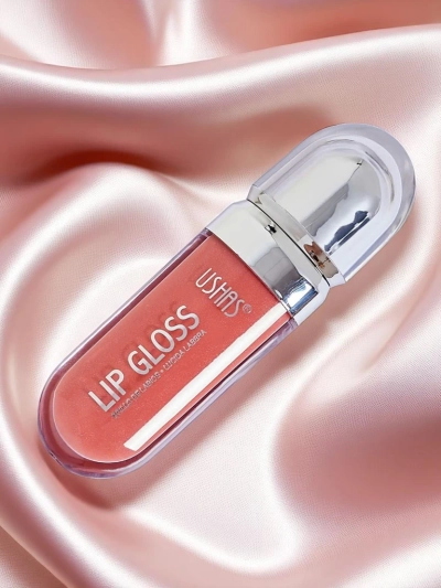 USHAS Gloss à Lèvres Pailleté couleur Rose Foncé