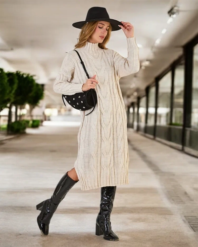 Royalfashion Robe pull pour femme