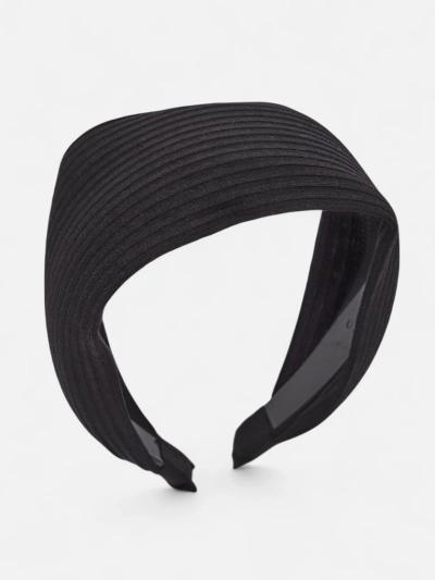 Royalfashion Bandeau pour cheveux - large, côtelé