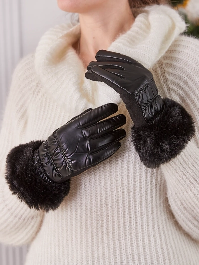 Gants pour femmes Royalfashion avec fourrure