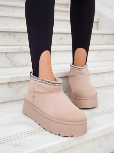 Royalfashion Bottes courtes pour femmes a'la bottes de neige Xoalla