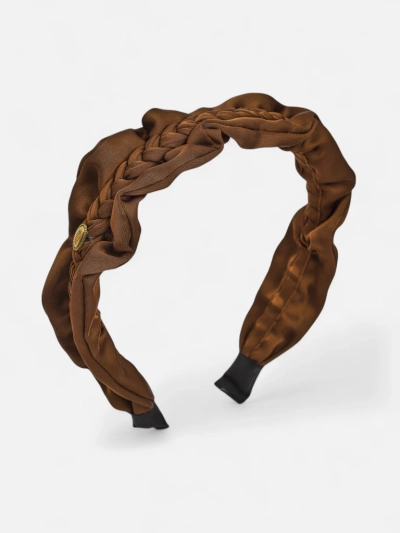 Royalfashion Bandeau pour cheveux avec tressage et fronces