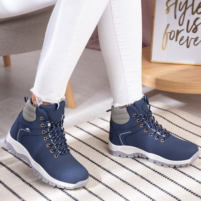 OUTLET Bottines sport bleu marine avec semelle intérieure grise avec isolation Arctica - Footwear