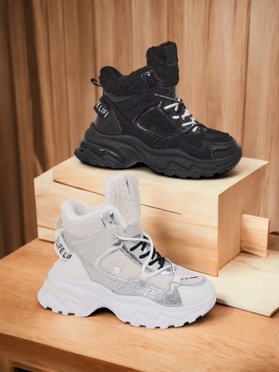 Chaussures de sport pour femmes Royalfashion avec doublure chaude Pieco
