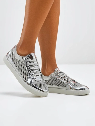 Royalfashion Baskets en cuir éco-lacqué pour femmes Azzuros