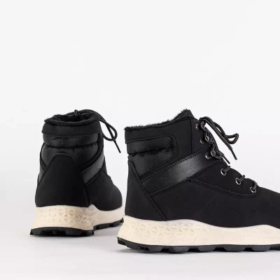 OUTLET Bottines isolées Nuok homme noires - Chaussures