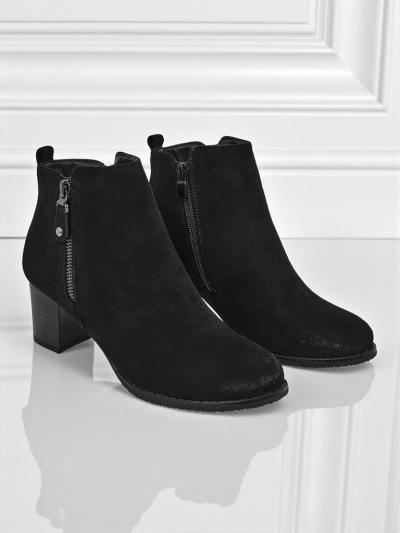 Bottines pour femmes en éco-daim à talons Midnight Bloom