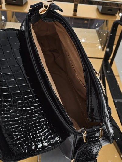 Petit sac à main verni pour femme en cuir écologique Lurenn