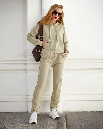 Royalfashion Ensemble de sweatshirt en coton pour femme