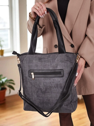 Sac à main shopper pour femmes en éco-daim Twilight Life