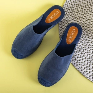 OUTLET Chaussons femme bleu a'la espadrilles Toshiko - Chaussures