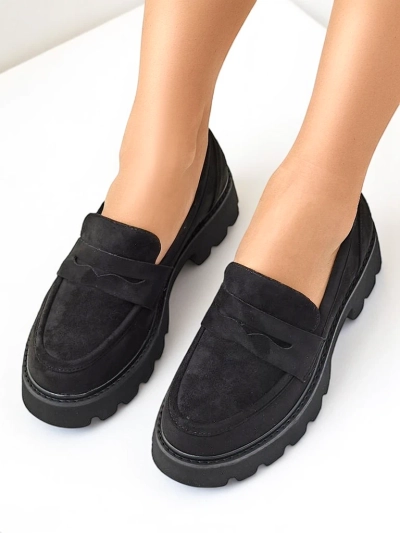 Mocassins en suède éco de Royalfashion pour femmes Eratta