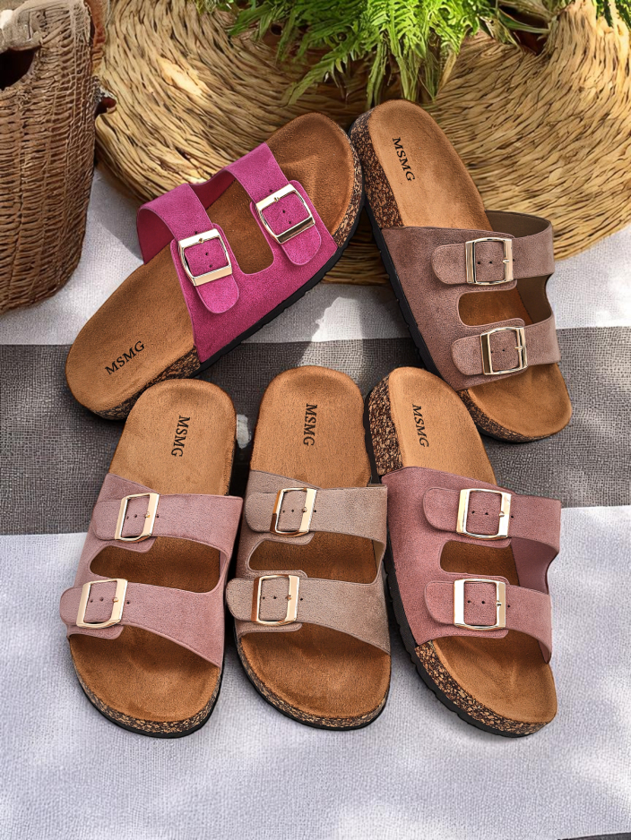 Sandales pour femmes Royalfashion avec boucles Foumy