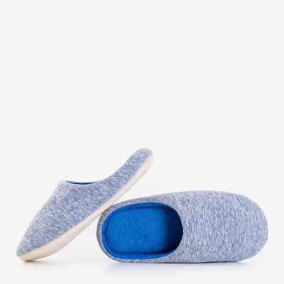 Chaussons femme gris et bleu marine Minewra - Footwear