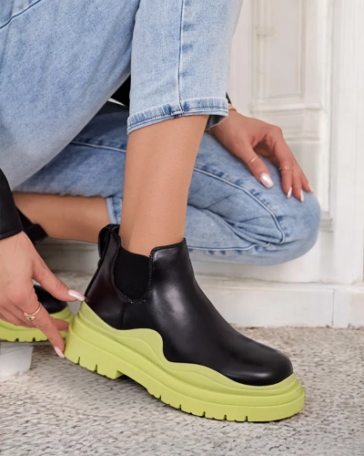 Royalfashion Bottes à enfiler pour femmes Derri