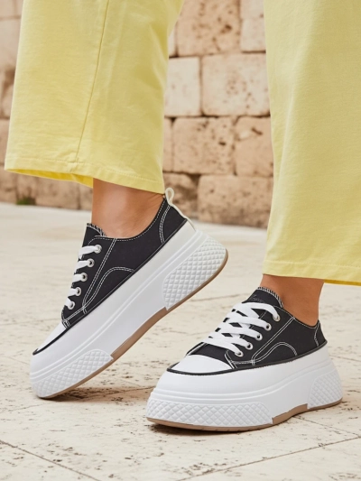 Baskets plateformes pour femmes Royalfashion Beemes