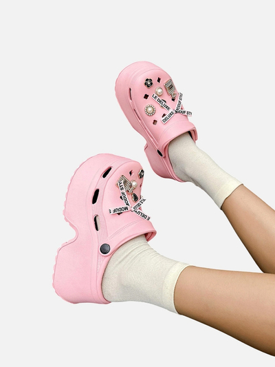 Tongs en caoutchouc Royalfashion pour femmes avec décorations Dellos