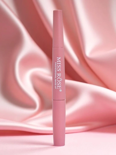 Stick rouge à lèvres et crayon à lèvres 2-en-1 Rose Nougat