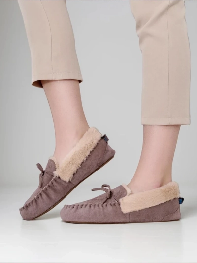 Mocassins Royalfashion pour femmes avec fourrure Ahtikes