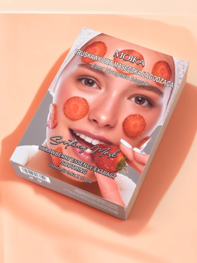 MOIKA Masque en tissu apaisant à la fraise