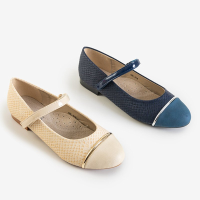 Ballerines bleu marine pour enfants Tivona - Footwear