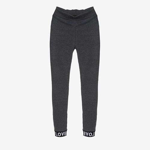 Legging femme gris à rayures - Vêtements