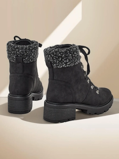 Royalfashion Bottes trapper pour femmes Sawoli