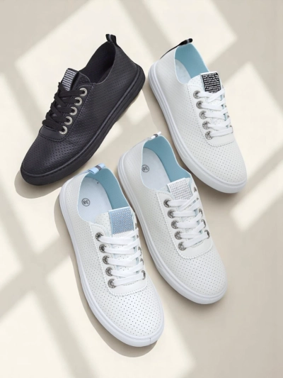 Sneakers Royalfashion pour femmes avec des strass Cytorrie