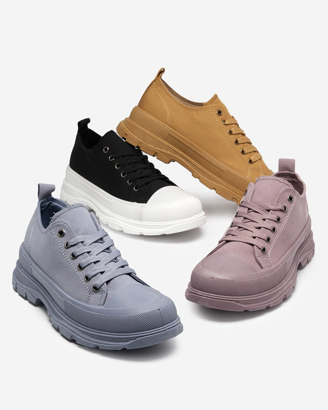 OUTLET Baskets de sport femme noires Duami- Footwear