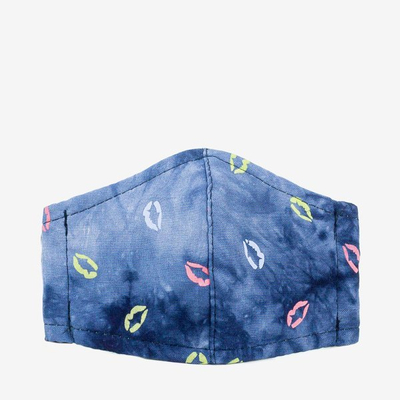 Masque facial 3 couches bleu foncé pour enfants - Masques faciaux 1