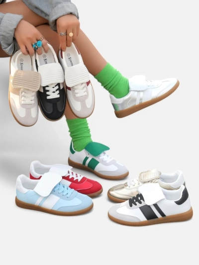 Royalfashion Baskets de sport pour femmes Ensire